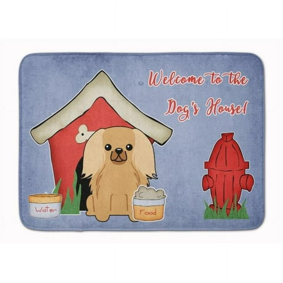Carolines Treasures BB2858RUG Dog House Pekingnese Fawn Sable Machine Washable Memory Foam Mat