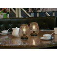 thumbnail image 3 of Linterna LED con diseño de jaula de metal de FloreceBien, funciona con pilas, inalámbrica, con luz decorativa y LED, ideal para bodas, fiestas, eventos en el patio, para interiores y exteriores, 3 of 8