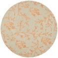 thumbnail image 4 of SAFAVIEH Soho Azalea Floral Wool Area Rug, Green/Gold, 6' x 6' Square, 4 of 10