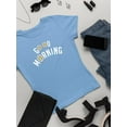 thumbnail image 3 of Good Morning W Daisies T-Shirt Women -Image by Shutterstock, Female Large, 3 of 4