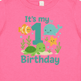 thumbnail image 4 of Inktastic First Birthday Sea Creatures Celebration Boys or Girls Baby T-Shirt, 4 of 5
