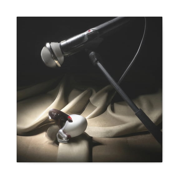 Microphone in Dreamscape - Canvas