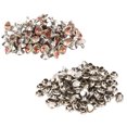 thumbnail image 3 of 100 Uds. Remache de diamante de tubo de diamantes de imitación de cristal para equipaje/zapatos/sombreros/accesorios de ropa9mm corazón rosa diamante blanco, 3 of 5