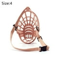 thumbnail image 2 of Dog Muzzle, Basket Cage Muzzle for Small, Medium, Large Dogs to Stop Barking, Biting and Chewing off-white, 2 of 6