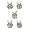thumbnail image 2 of relayinert Cute Rabbit Deer Shaped Alarm Clock for Bedroom Nordic Style Playful and Endearing Green Rabbit 5Set, 2 of 6