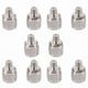 thumbnail image 1 of 10Pcs Tipo N Enchufe Macho A F Conector Hembra RF Adaptador Coaxial para Antena InalÁMbrica, Plata, 1 of 5
