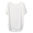 thumbnail image 4 of Birdeem T-Shirt Femme Col Rond Couleur Unie Manches Courtes Ample, 4 of 10