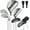 Gray（Ages7-12）, variant on XDriveMax 6-Pieces Golf Club Set, Junior Complete Set for Ages 9-12 with Stand Bag, Right Handed,2 Head Covers,Blue