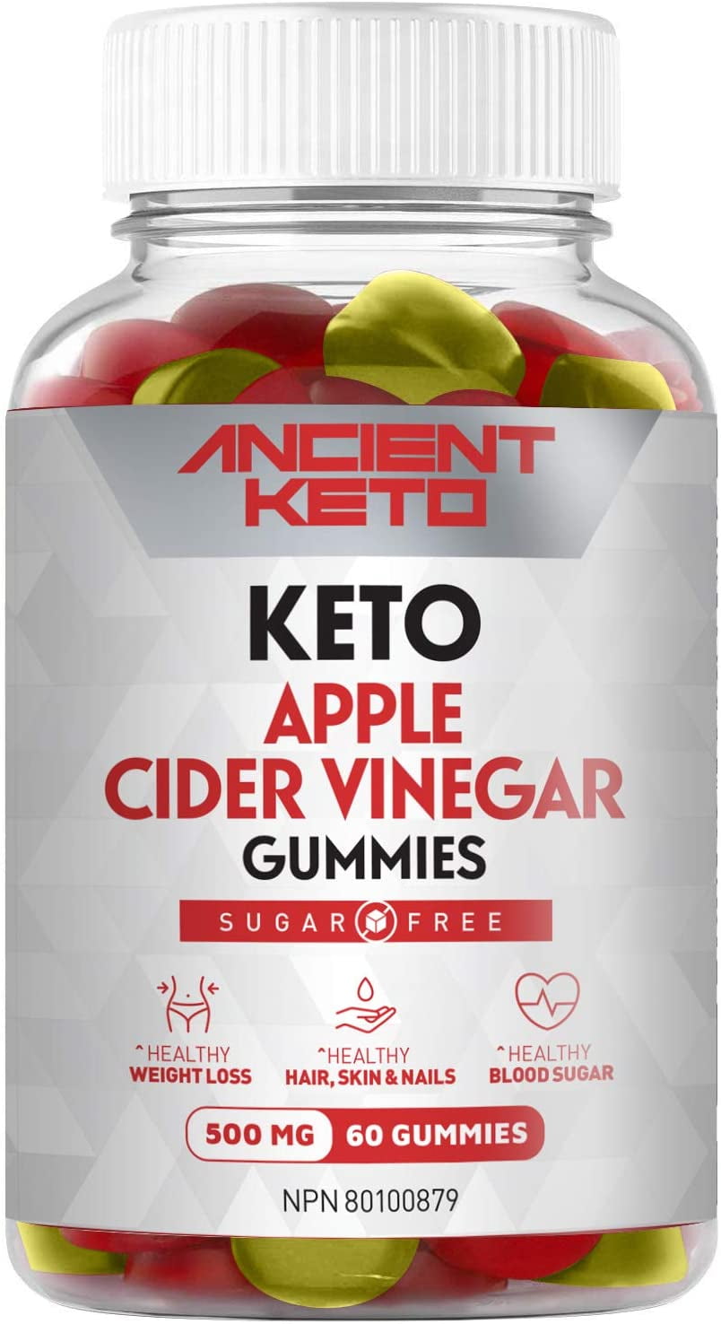 Ancient Keto Sugar Free Apple Cider Vinegar Gummies with The Mother ...