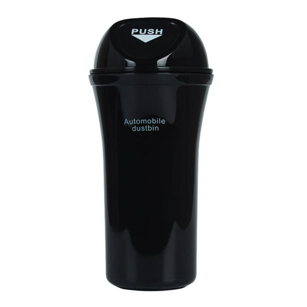 Bote de basura negro Con tapa desmontable Zulema