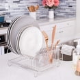 thumbnail image 4 of 3423 Compact Dish Drainer Set, Stainless, 4 of 5