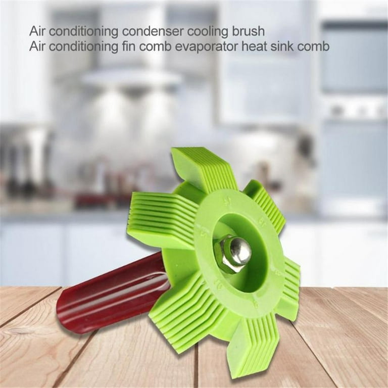 Duixinghas 2pcs Air Conditioner Fin Condenser Refrigerator Coil Cleaning Brush Dust Remover, Men's, Size: One size, 1#