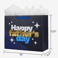thumbnail image 2 of 16" Large Fathers Day Gift Bag with Tissue Paper and Handles and Greeting Card for Dad, 2 of 4