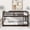 Espresso, variant on Harper & Bright Designs Twin over Twin Bunk Bed with Ladder, Floor Bunk Bed with Solid Wood Frame and Guardrail for Boys Girls, Gray