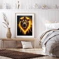 thumbnail image 6 of Diamond Art Kit for Adults, Lion Electric Glow Mane Power Diamond Painting for Adults Beginners, 5D DIY Diamond Art Painting Kits, Colorful Diamond Painting Craft for Home Decor 12x16, 6 of 7