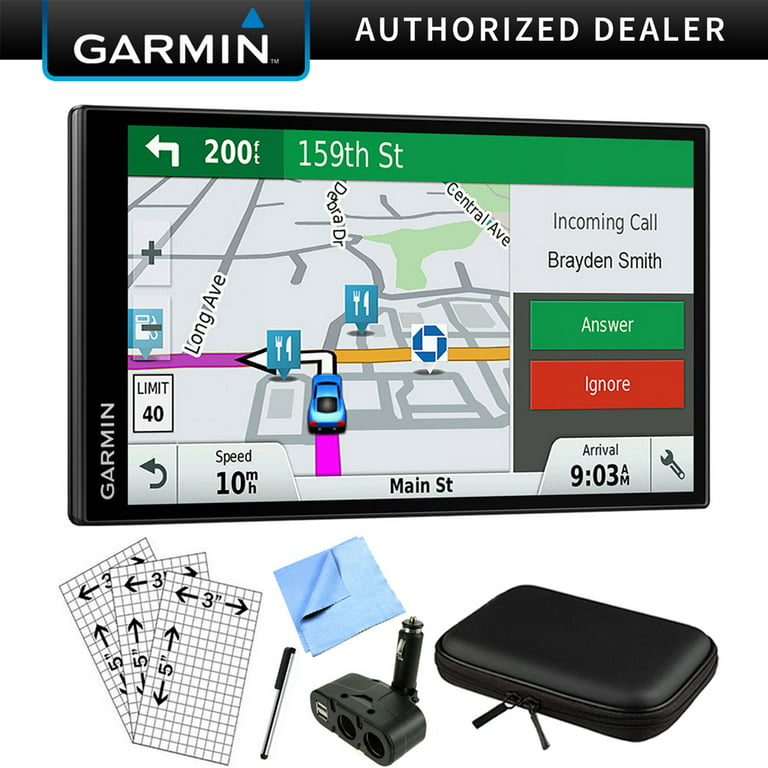 kurve Værdiløs Indtil Garmin DriveSmart 61 NA LMT-S Advanced Navigation GPS with Smart Features  Deluxe Bundle - Walmart.com