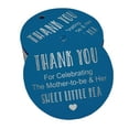 thumbnail image 1 of Inkdotpot Thank You For Celebrating The Mother To Be Baby Shower Bottle Tag Real Silver Foil Favor Hang Tags Pack Of 100, 1 of 7