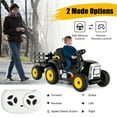 thumbnail image 7 of Infans 12V Kids Ride On Tractor with Trailer Ground Loader w/ RC & Lights Dark Black, 7 of 7