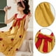 thumbnail image 3 of Camisón de mujer, ropa de dormir sin mangas, ropa de dormir, pijama con tirantes, hermoso pijama con chaleco, con lazo, 3 of 6