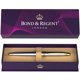 thumbnail image 1 of Bolígrafo rollerball de lujo Bond & Regent con oro de 24 quilates, plata y cromo, 1 of 7