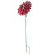 thumbnail image 3 of Rosy Iron Flower Garden Decoration for Outdoor Yard Pathway Accents Lifelike 7 Inch, 3 of 5