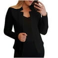 thumbnail image 4 of fatyb Plus Size Blazers for Women Business Casual Open Front Suit Jackets Professional Work Blazers, 4 of 6