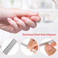 thumbnail image 2 of 5PCS Professional Nail Buffers Nail Files Stainless Steel Manicure Fingernail File, 2 of 5