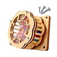 thumbnail image 4 of Accesorios de tablero ocupado de madera Aprendizaje temprano Juguete educativo Tablero ocupado Piezas de bricolaje Juguete Desarrollar habilidades Tambor con Campana Baoblaze Material de tablero ocupado, 4 of 8