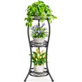 thumbnail image 1 of Metal & Wood Plant Stand Indoor & Outdoor Multi Levels lbs Capacity, 1 of 7