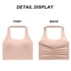thumbnail image 4 of Conjunto de sujetadores deportivos, tops de entrenamiento para mujer, sujetador de tirantes anchos para yoga, gimnasio, entrenamiento, tops de entrenamiento Adepaton BST3006880-2, 4 of 8