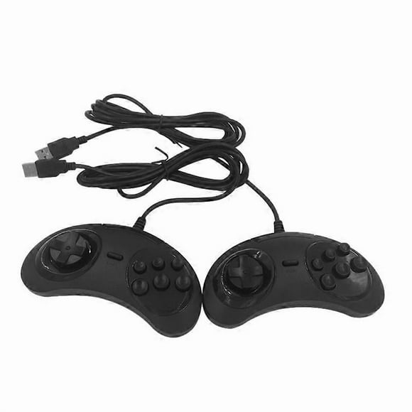 USB Gamepad Game Controller 6 Buttons for PC MAC Mega Drive Gamepads