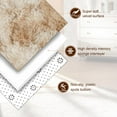 thumbnail image 4 of YJ.GWL 6x9ft Tie Dye Shag Area Rug For Living Room Bedroom,Shaggy Carpet For Home Decor,Light Tan, 4 of 7
