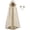 Beige, variant on Medieval Wizard Witch Cloak, Hooded Long Cape Cloak With Lace Trim, Medieval Witch Wizard Hood Robe for Halloween Cosplay, 6 Color Lightweight Full Length Costume Cloak, Black One Size