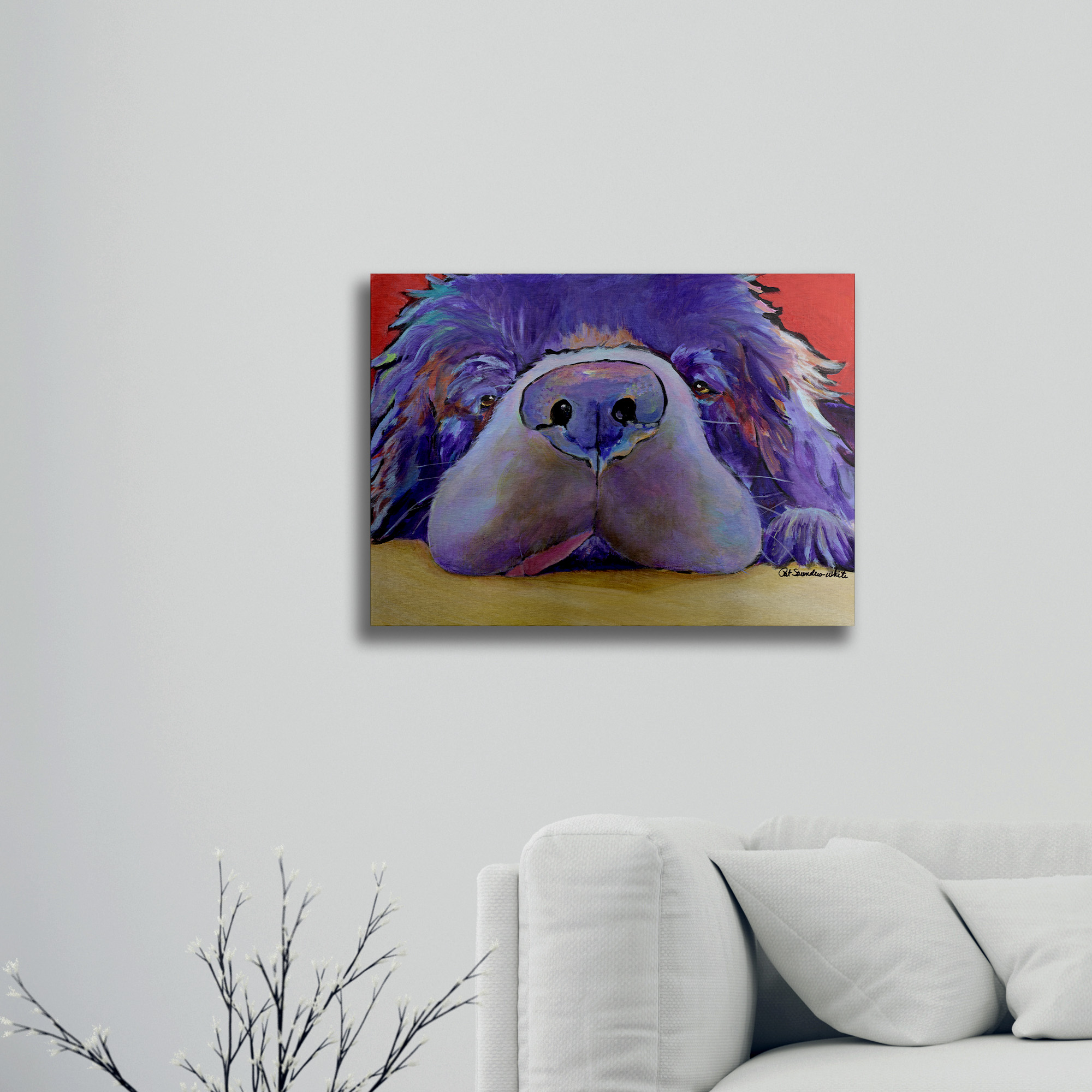 Trademark Fine Art 'Graysea' Brushed Aluminum Wall Art Art by Pat Saunders-White
