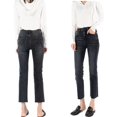 thumbnail image 1 of Pantalones vaqueros ajustados para mujer, Pantalón recto, color gris humo, otoño e invierno, 2023, 1 of 5