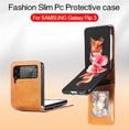 thumbnail image 2 of for Samsung Galaxy Z Flip 3 Wallet Case with Card Holder,Touch Slim PU Leather Shockproof Phone Case Cover for Samsung Galaxy Z Flip 3 5G DK Brown, 2 of 16