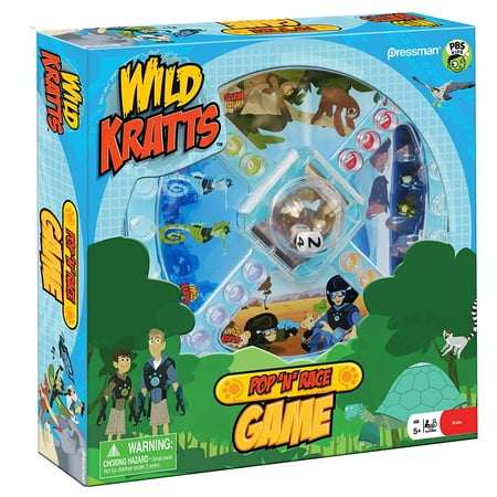 - Games - Pressman Toy - Wild Kratts Pop 'N' Race New 4082-06