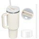 thumbnail image 1 of Vaso Aislado de Acero Inoxidable 40 oz con Asa y Pajita 1200 ml, 1 of 5