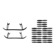 thumbnail image 1 of Hélices con Cubierta de Protección Sunnimix para UDI U31 U31W U36 U34W U36WH T25 RC Drone Propeller, 1 of 8
