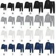 thumbnail image 4 of Sonducket El chándal con capucha de los deportes del poliéster para las mujeres cómodas y elegantes suda las sudaderas con capucha del conjuntos de ropa blanco+m, 4 of 6