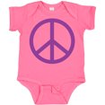 thumbnail image 3 of Inktastic Purple Peace Sign Boys or Girls Baby Bodysuit, 3 of 5