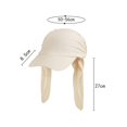 thumbnail image 7 of Women Muslim Headscarf Hat Pre Tied Hair Loss Turban Solid Color Chemo Baseball Cap Slouchy Bonnet Head Cover, 7 of 7