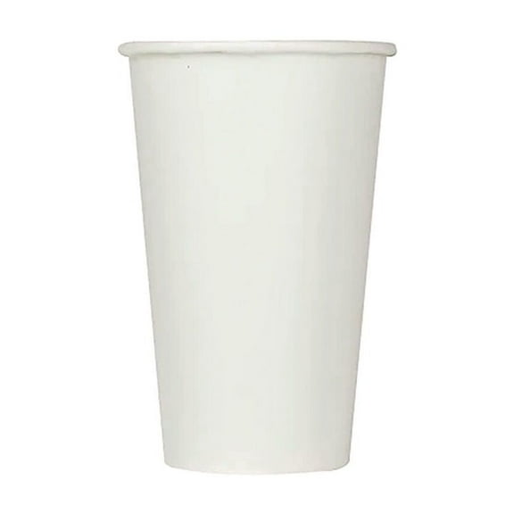 Karat C-KCP16W 16 oz. Double Poly Paper Cold Cups - White (1000/Carton)