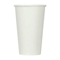 Karat C-KCP16W 16 oz. Double Poly Paper Cold Cups - White (1000/Carton)