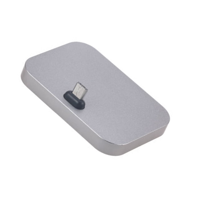 Tholdsy Base de Micro USB para teléfono móvil, soporte de adaptador de carga de aleación de aluminio para teléfono de escritorio de oficina Type3 NO3