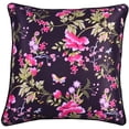thumbnail image 5 of Throw Pillow Covers Pack of 4 for Living Room Table, Floral Printed Cushion Case, 20x20 inches - Black - Home Decor, 5 of 8