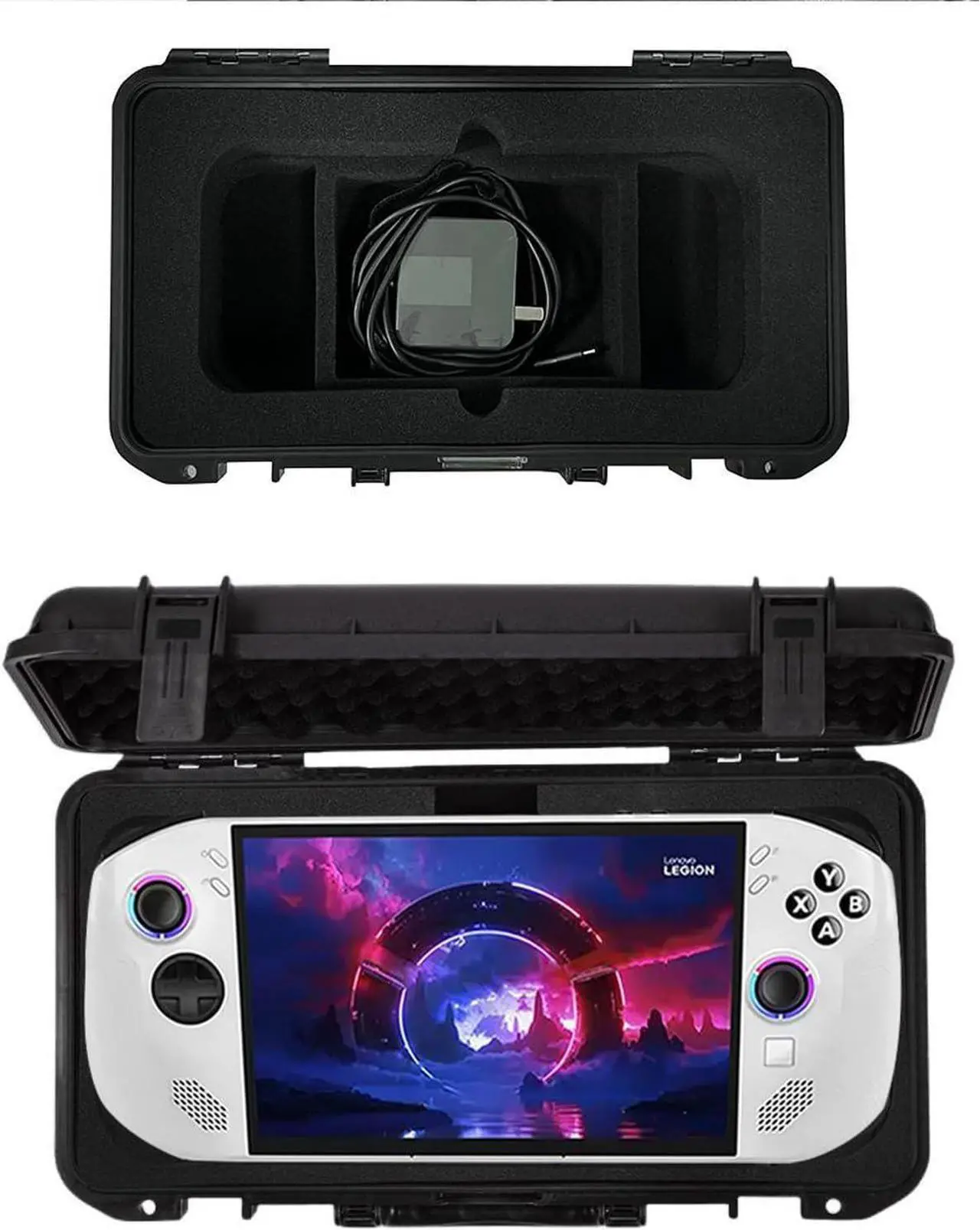 Hard Shell Carrying Case Waterproof Bag Cover for Lenovo Legion Go S 2025 / Legion Go 8.8" 2023 / Legion Go 2 2025 Gaming Handheld PC Console,Large Capacity for Dock,Charger,Accessories
