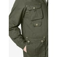 thumbnail image 4 of Boulder Creek By Kingsize Men's Big & Tall 9 Pocket Twill Utility Jacket, 4 of 6