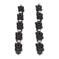 thumbnail image 1 of XLR Female Jack Socket Connector, Black 10pcs 6.5mm Panel Mount Socket Connector Plug And Play  For AV Equipment For Media Player, 1 of 8