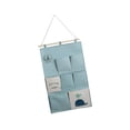 thumbnail image 6 of Wall Closet Hanging Bag Wall Hanging Storage Bag Organizer Multifunction Shelves Large Over The Door Storage Pouch for Living Room, Office Green, 6 of 8